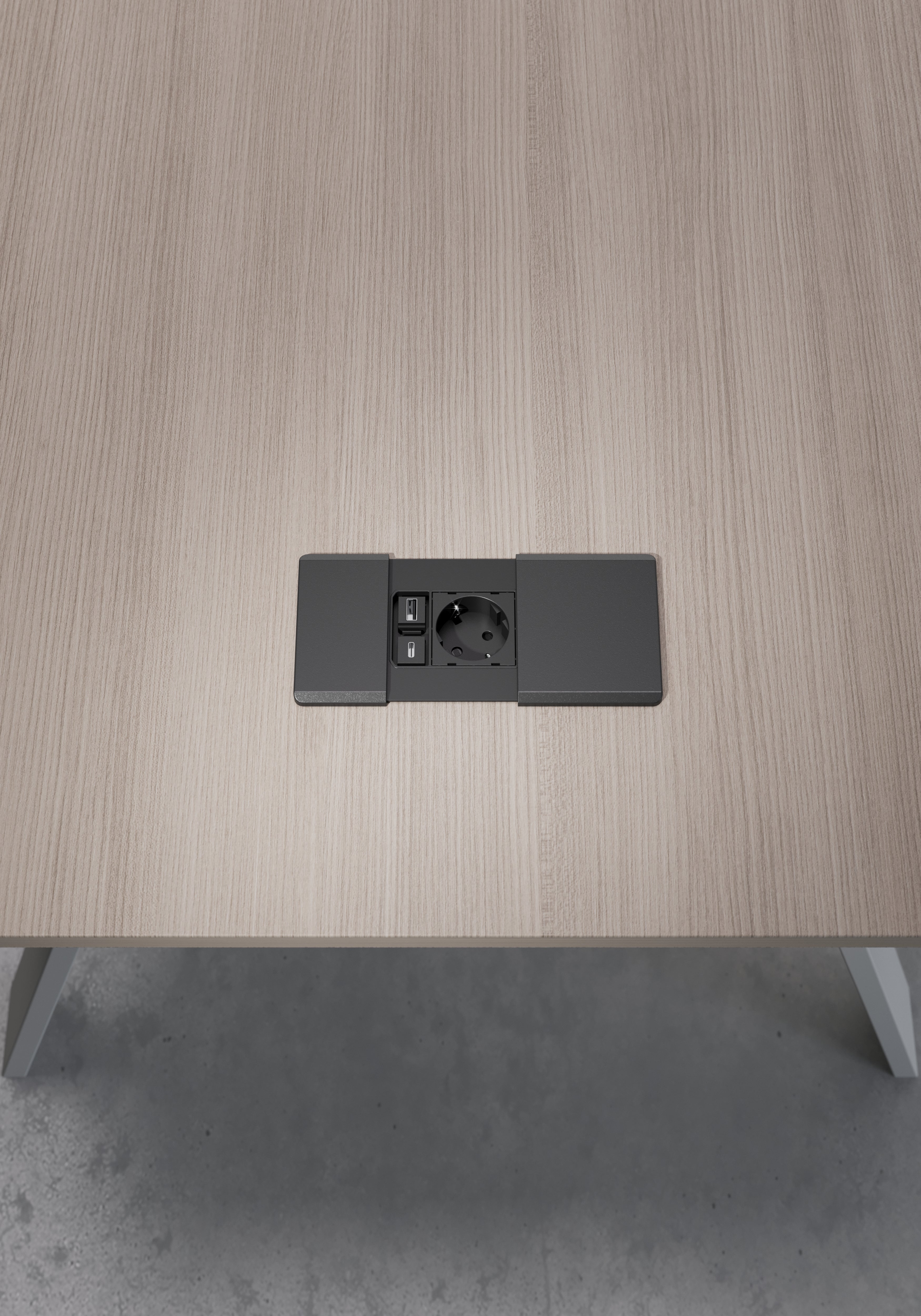 ASA 06008E00003 Vestavná zásuvková jednotka VERSAPAD 1x230V, 2xUSB (nabíječka), nerez ASA 06008E00003 Vestavná zásuvková jednotka VERSAPAD 1x230V, 2xUSB (nabíječka), nerez